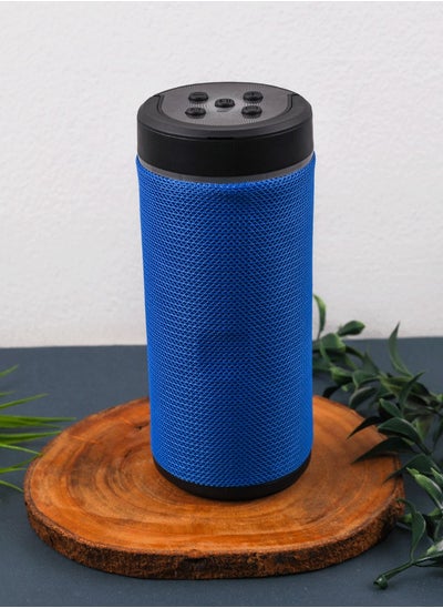 اشتري KT-125 Waterproof Super Bass Speaker With LED Display And Mobile Holder - BLUE في مصر