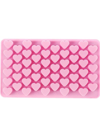 Buy COOLBABY Silicone Chocolate Mold 1 Pack Heart Shaped Baking Mold, 55 Holes Non-stick Silicone Mold Tray for Hot Chocolate Candy Jelly in UAE