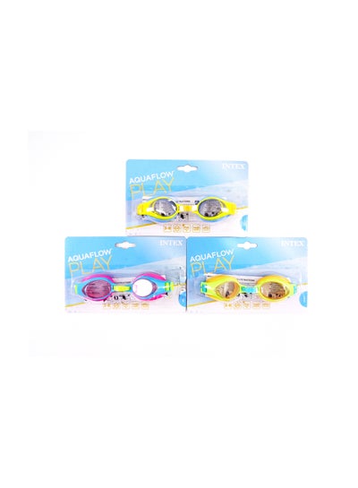 Buy Intex 56511 Junior Goggles, Multicolour in UAE