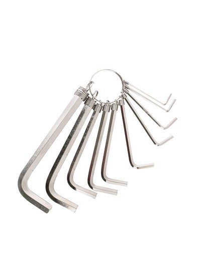 اشتري Terminator Folding Hex Key (Allen Key) Set 10 Pcs في الامارات