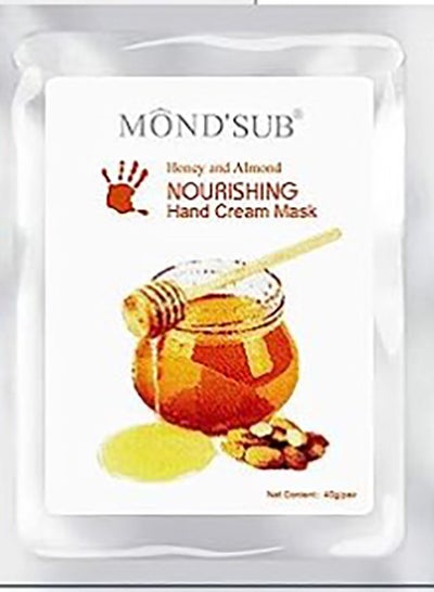 Buy Moisturizing Hand Mask - For Dry Hands & Dry Skin | Nourishing, soothing and whitening | Best Natural Skin Care Products Infused with Natural Oil (Honey and Almond) in Saudi Arabia
