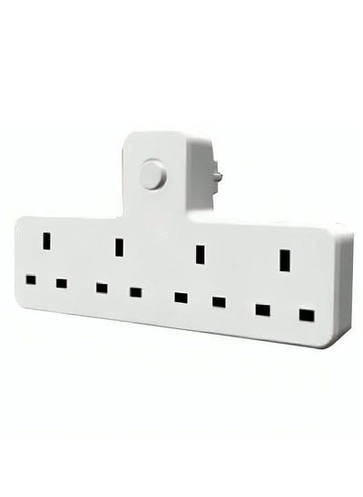 Buy 4-Way Power Socket Adapter – Compact 4 Socket Plug Extension for Efficient Multi-Device Charging in Saudi Arabia