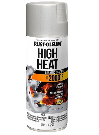 Buy Spray Paint Automotive High Heat Flat Aluminum 12oz in UAE