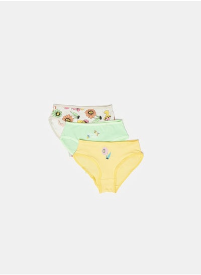 اشتري Pack of 3 Girly Brief Panties في مصر