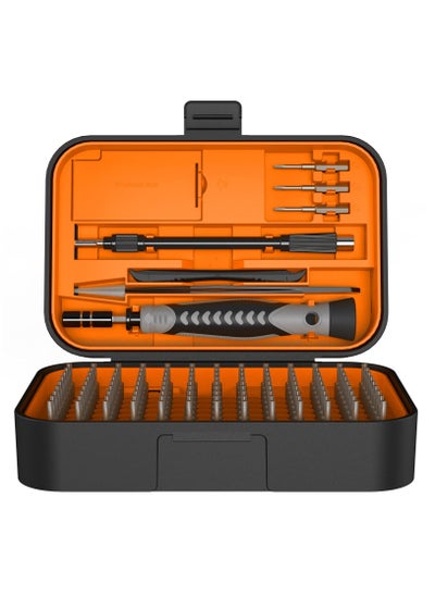 اشتري Screwdriver Set 130 in 1 Electronics Tool Kit with 121 Bits Magnetic Repair Tool Kit with Tweezer Flat Phillips Pentalobe Torx Star Screwdriver for Computer Xbox iPhone PC في الامارات