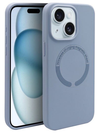 Buy iPhone 15 Case Cover with MagSafe Sky Blue in Saudi Arabia