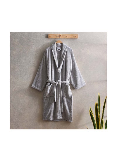 اشتري Essential Adult Shawl Bathrobe Medium 110 cm في الامارات