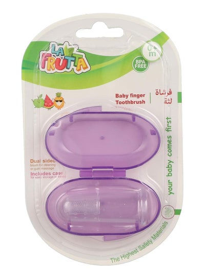 Buy La Frutta Baby Finger Toothbrush - Purple in Egypt
