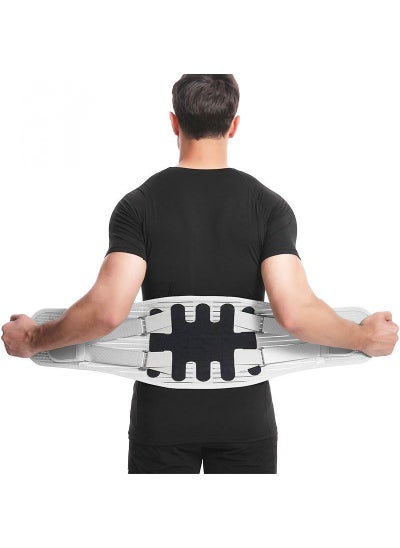 اشتري Sports and fitness pressure lifting squatting waist protection breathable protection and warm steel belt support size M في الامارات