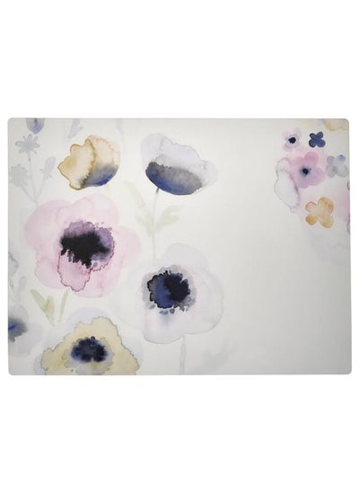 Buy Place mat, patterned flower/multicolour, 40x30 cm in Saudi Arabia