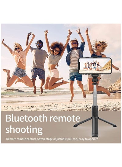 اشتري Selfie Stick, Extendable Selfie Stick with Wireless Remote and Tripod Stand, Portable, Lightweight, Compatible with All Smartphone and Mobile في الامارات