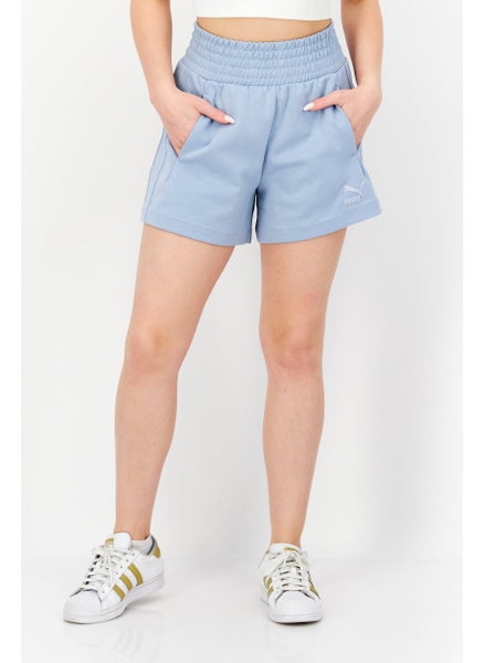 Buy Women Sportswear Fit Training Short, Light Blue in Saudi Arabia