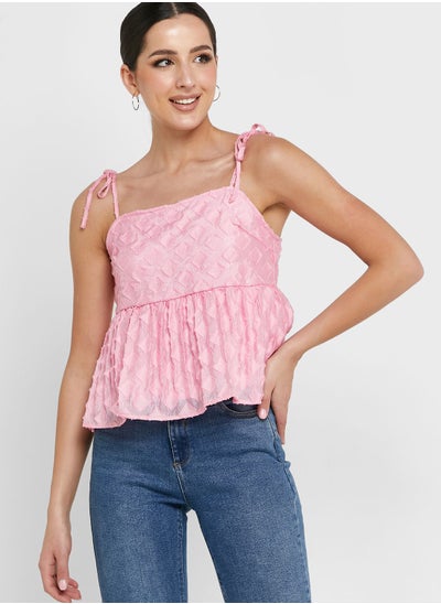 Buy Textured Cami Top in UAE