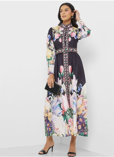 Buy Floral Print Dress in Saudi Arabia