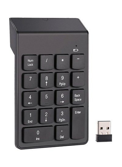 Buy Wireless Numeric Keypad Black in UAE