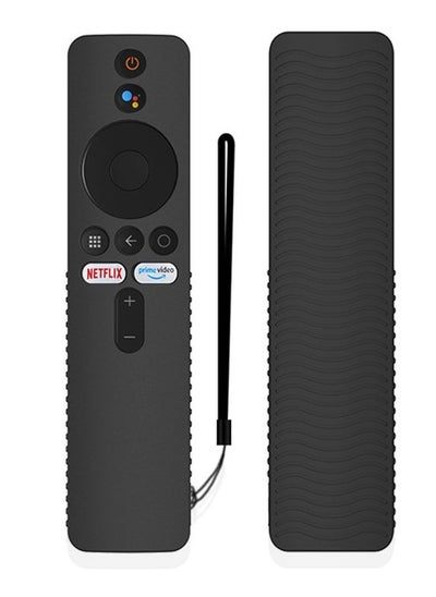 اشتري حافظة جهاز تحكم عن بعد لجهاز Xiao Mi TV Stick4K غطاء سيليكون مضاد للصدمات صديق للبشرة (أسود) في مصر