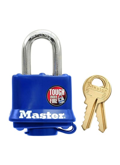 Buy Thermoplastic Covered Key Padlock 40mm in UAE