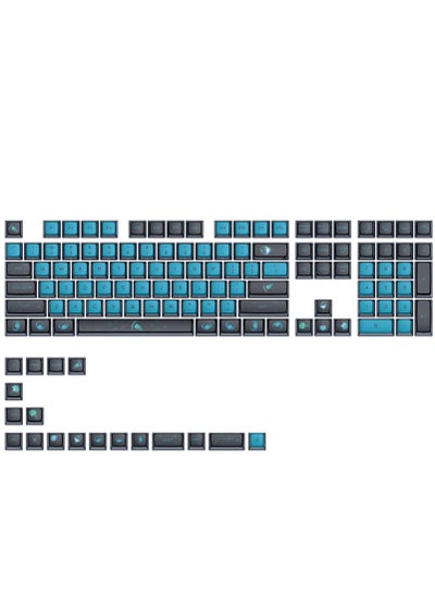 Buy GK7 PBT Translucent Keycaps Compatible with 60%/65%/75%/80%/96%/100% Keyboard Layout (JellyFish) in Egypt