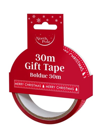 اشتري Eurowrap 30M Xmas Printed Gift Tape في الامارات