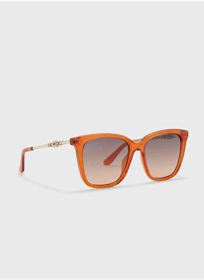 Buy Gradient Rectangle Shape Sunglasses in UAE