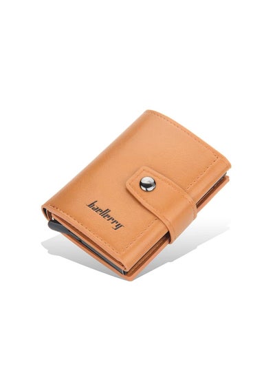 Buy Leather Wallet Brown in UAE