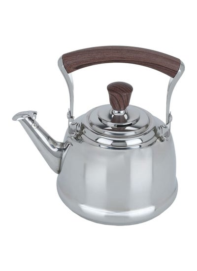 Buy Wooden Handle Steel Teapot 3L in Saudi Arabia