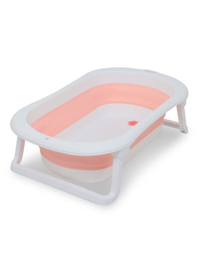 Buy Nurtur Collapsible Baby Bathtub  Mini swimming pool bather for baby with Non slip design  Pink in Saudi Arabia