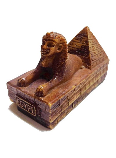 اشتري Egyptian Pyramids King Tut Sphinx Pharaoh Figurine Ancient Statue Handmade 2.9 Sculpture Collectible Mythology Miniature Figure Decoration Egypt Decorative Decor في مصر