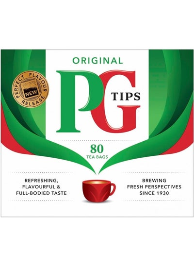 Buy Pg Tips Premium Black Tea, Pyramid Tea Bags, 80 Count in UAE