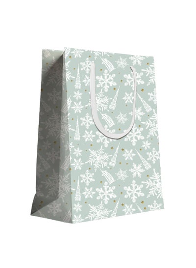 اشتري Large UAE Christmas Gift Bag with Snowflake Design – Perfect for Festive Gifting في الامارات