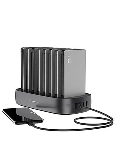 Buy 8000 mAh 8 In 1 Multiple Power Bank Docking Station in UAE