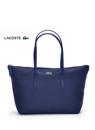 اشتري Lacoste Tote bag Large size Navy Blue color في السعودية