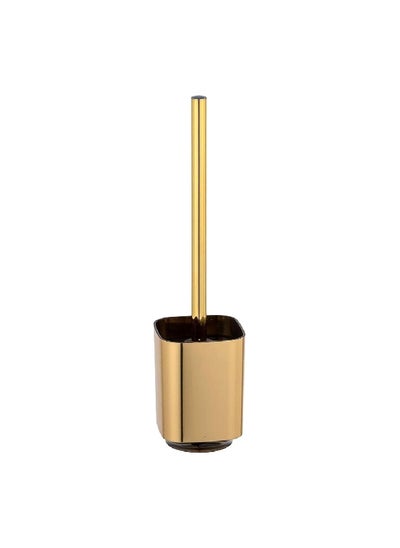 Buy Plastic Auron Toilet Brush Holder Gold 38 x 9 x 9 cm in Saudi Arabia