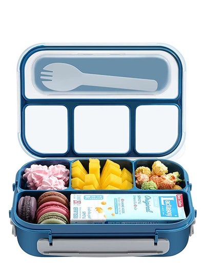اشتري Lunch Box Kids,Bento Box Adult Lunch Box,Lunch Containers For Adults/Kids/Toddler,1000Ml-4 Compartment Bento Lunch Box في الامارات