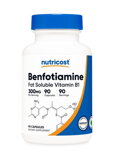 Buy Benfotiamine 300mg 90 Capsules in Saudi Arabia