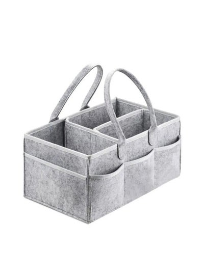 Buy Large and portable diaper organizer basket for newborns in Saudi Arabia