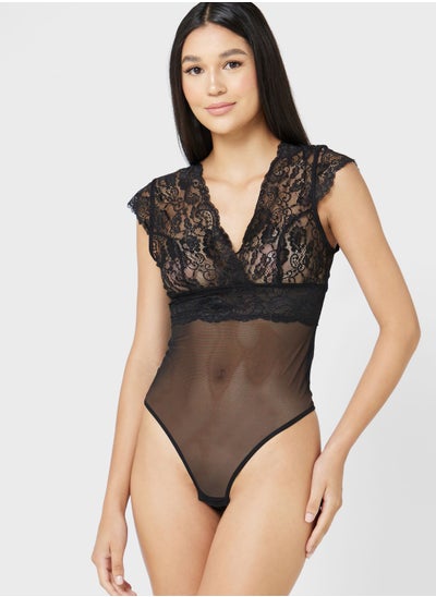 Buy Lace High Leg Body in UAE