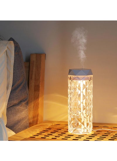 Buy Humidifier 1000 ml Aromatherapy Diffuser with 7 LED Lights Ultrasonic Cool Mist Humidifiers Air Humidifier Night Light USB Connection (1000 ml) in Egypt