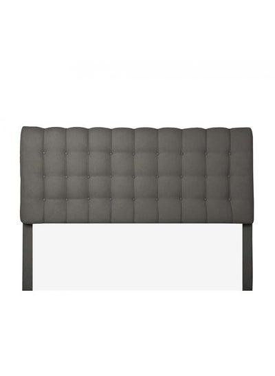 Buy H117 | Velvet headboard - Dark Grey in Saudi Arabia