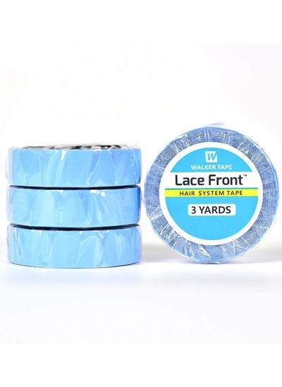 Buy 4-Piece Front Support Wig Tape Set Blue 2 x 3yard in Saudi Arabia