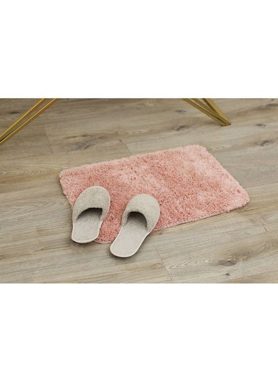 اشتري Lazlo Microfiber Bath Mat Pink 40X60cm في الامارات