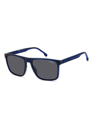 Buy Men's UV Protection Rectangular Sunglasses - Carrera 8064/S Blue Millimeter - Lens Size: 57 Mm in UAE