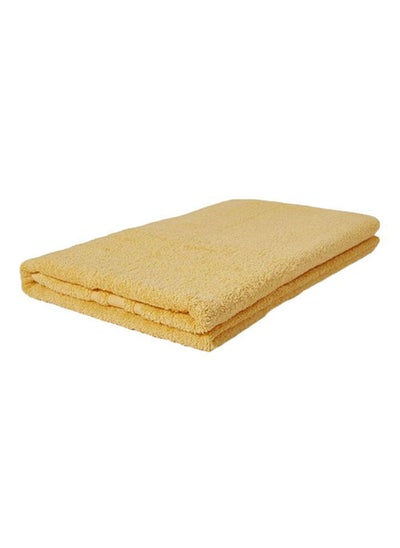 Buy Towel Sir Henry -Bath  450 GSM 100% Cotton Terry 70x140 cm Soft Feel Super Absorbent Yellow in UAE