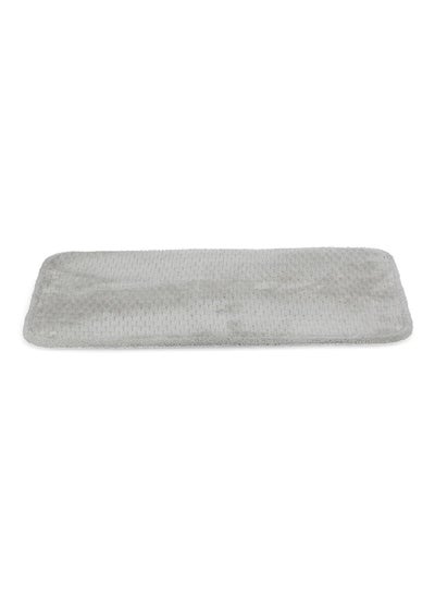Buy Memory Foam Ultra Absorbent Luxe Bath Mat Grey 43 x 58 cm in Saudi Arabia