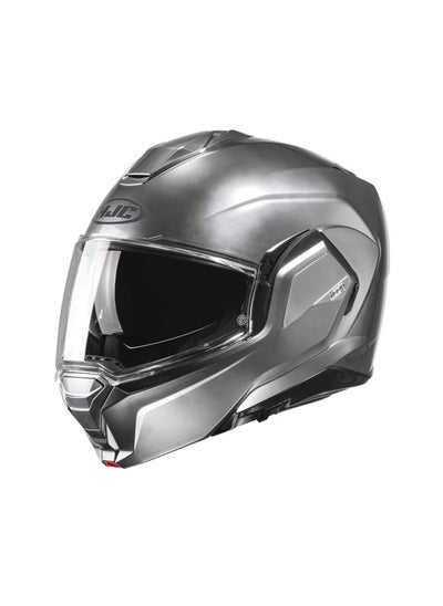 اشتري HJC i100 Solid Hyper Silver Helmet في الامارات