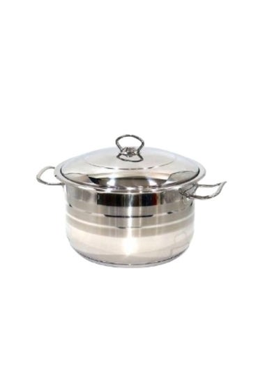 Buy Casserole with silver steel lid 22cm in Saudi Arabia