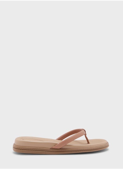 Buy Karina T-Bar Strap Flat Sandals in UAE