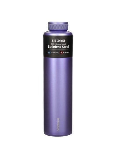 Buy Chic Stainless Bottle 600 Ml - Purple in Egypt