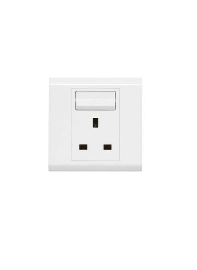 اشتري Legrand Belanko 13A Sinlge Switch Socket, UK Standard 617041 في الامارات