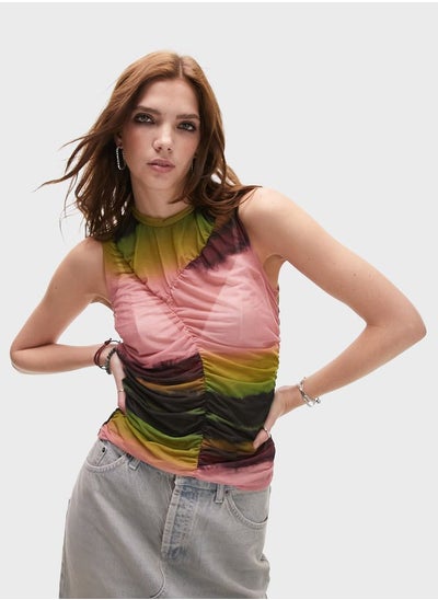 Buy Sleeveless Ruched Top in UAE